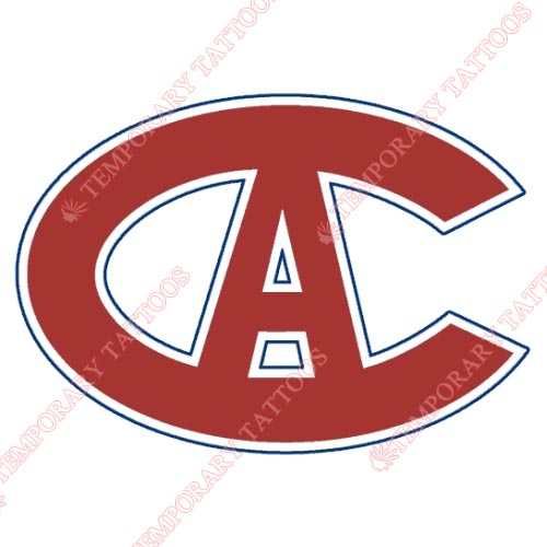 Montreal Canadiens Customize Temporary Tattoos Stickers NO.204